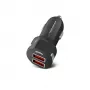 Automobilinis kroviklis ESPERANZA EZ110 juodas – 12–24V įėjimas, 2× USB-A 2.1A, Quick Charge 3.0, 36W