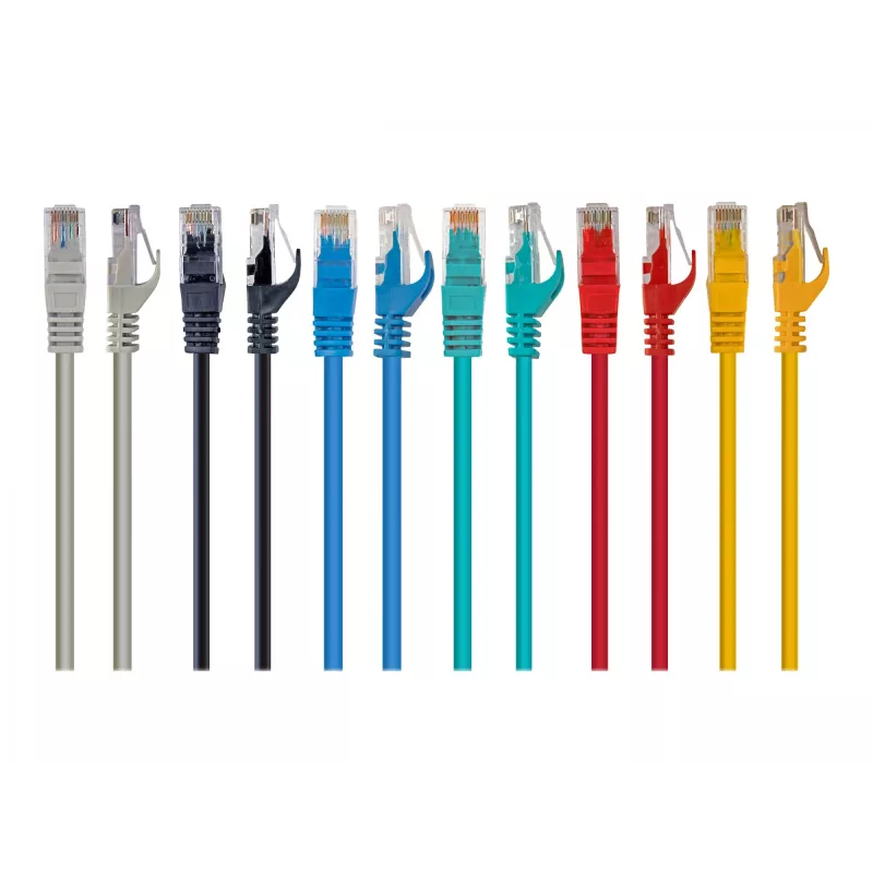 Gembird PP6U-1M tinklo kabelis Cat6 RJ-45 1 m, U/UTP, 24 AWG, pilkas