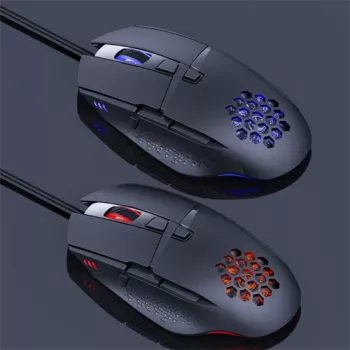 Lumi Legend WM03G-16 Laidinė pelė, USB Type-A, Optinė, 7200 DPI, Juoda