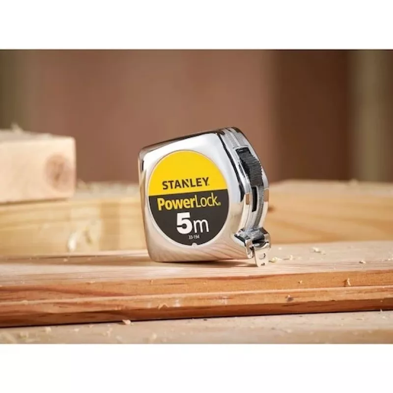 Stanley PowerLock 1-33-194 matavimo ruletė, 5 m x 19 mm