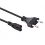 Maclean MCTV-809 maitinimo kabelis, EU kištukas – Figure-8 (C7), 1,5 m