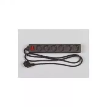 Apsauginis įtampos filtras REV 512380555 Juodas 6 AC lizdai 250 V 1.4 m