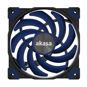 Ventiliatorius Akasa Alucia XS12 120mm Juodas Mėlynas 700-2000 RPM HDB