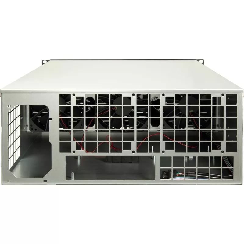 Kompiuterio korpusas Inter-Tech 88887236 Rack Juoda, Pilka