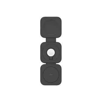 Belkin BoostCharge Pro sulankstoma belaidžio įkrovimo stotelė telefonui, laikrodžiui, ausinėms, juoda, USB, greitasis įkrovimas