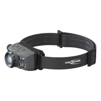 Ansmann HD450FRS juoda, pilka galvos juostos LED žibintuvėlis