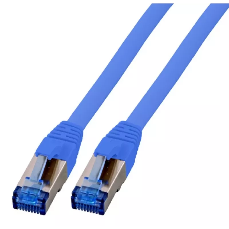 EFB-Elektronik RJ45 jungiamasis kabelis Cat.6A S/FTP TPECat.7 Raw Cable superflex mėlynas 1,5 m (K5525FBL.1,5)