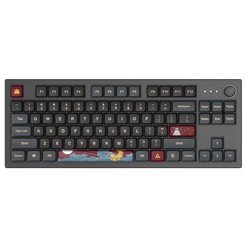 Montech MKey TKL Darkness žaidimų klaviatūra - Gateron G Pro 2.0 Red (US)