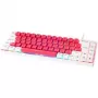 GAMIAC TKL69G SF žaidimų klaviatūra, Kailh Blue - balta/raudona