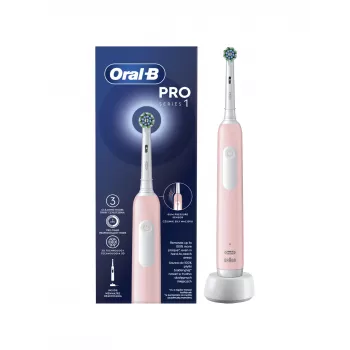 Oral-B Electric Toothbrush Pro Series 1 Cross Action rožinė suaugusiems įkraunama