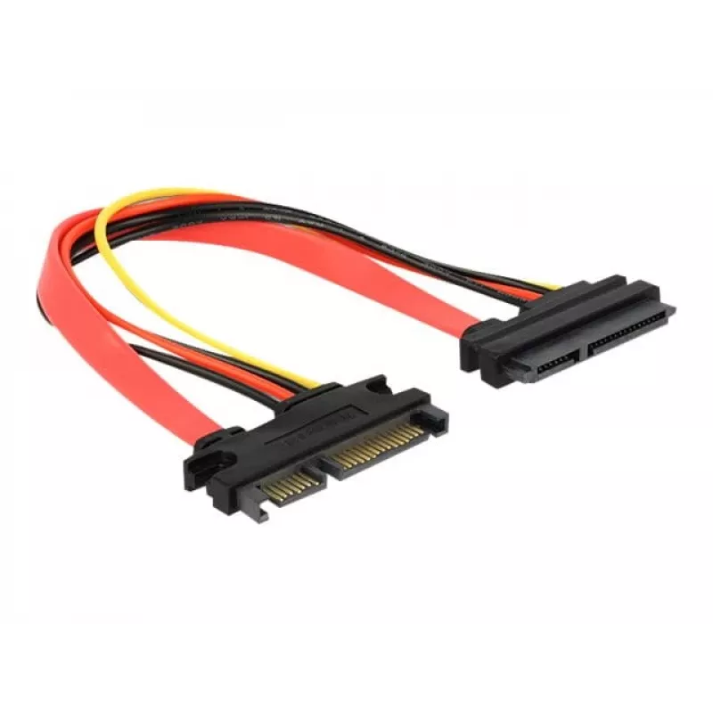 SATA ilginimo kabelis DeLOCK 84362 0.2 m raudonas