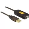 USB kabelis DeLOCK 30 m USB 2.0 USB A juodas