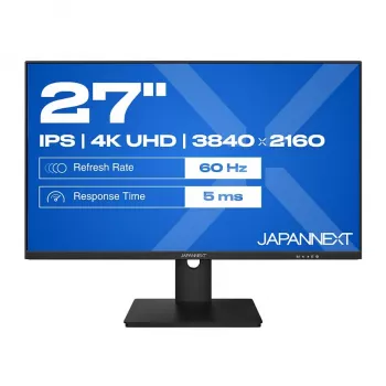 JAPANNEXT JN-IPS270UHD60F 27 colių 4K UHD IPS monitorius su HDMI/DP