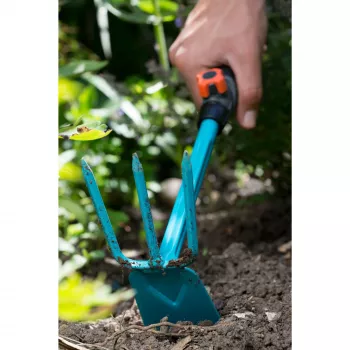 Gardena 08915-20 – traukimo pjovimo įtaisas – trapecijos formos – plieninis – mėlynas – juodai/oranžinis (08915-20)