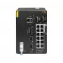 HPE Aruba 4100i – valdomas pramoninis komutatorius, 8x PoE Class 4 + 4x PoE Class 6 + 2x SFP+, DIN bėgelis