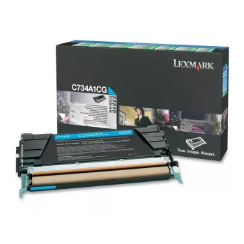 Eksploatacinė medžiaga Lexmark C734A1CG žydra