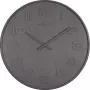 NeXtime klok 3095gs Wood Wood Big sieninis laikrodis, pilkas, Ø52,8 cm