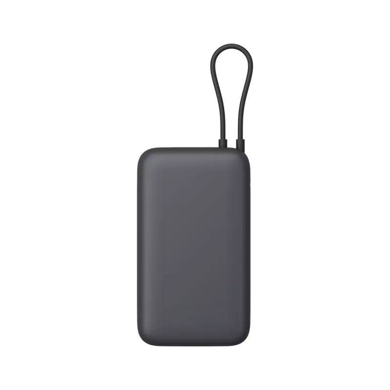 Xiaomi Power Bank 20000mAh su integruotu kabeliu, tamsiai pilka, modelis 61828