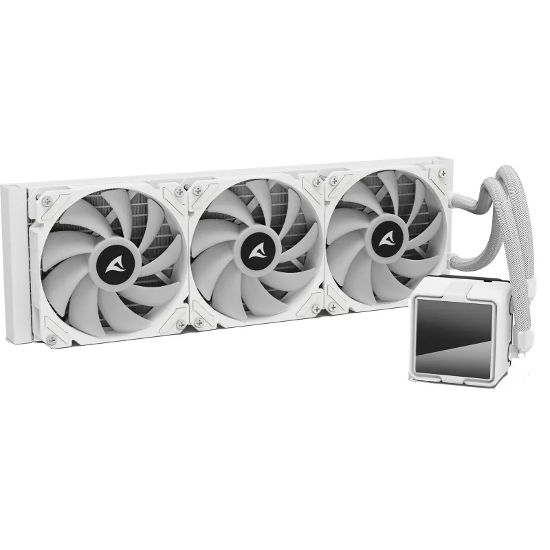 Vandens aušintuvas CPU „All-in-One“ Sharkoon S60 ARGB White 360mm radiatorius