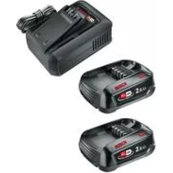 GARDENA 14914-20 Starter Kit QC AL 18V-44 + 2 x 2,5 Ah SoC akumuliatorius ir įkroviklis 18 V 2,5 Ah Li-Ion