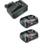 GARDENA 14914-20 Starter Kit QC AL 18V-44 + 2 x 2,5 Ah SoC akumuliatorius ir įkroviklis 18 V 2,5 Ah Li-Ion