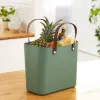 Krepšys rotho Albula Green 25 L iš perdirbto plastiko, 340×235×400 mm, maks. apkrova 40 kg