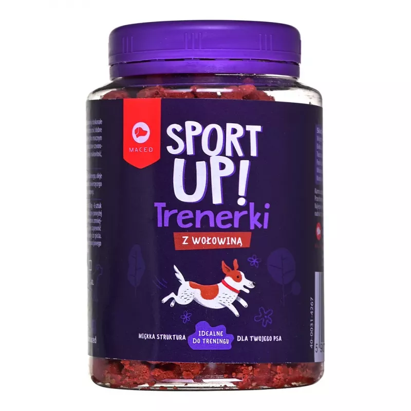 Šunų dresūros skanėstai MACED Sport Up! Beef 300 g
