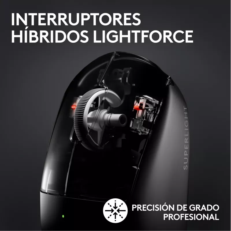 Logitech G PRO X SUPERLIGHT 2 LIGHTSPEED belaidė žaidimų pelė, balta