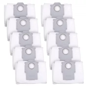 Roborock S ir Q serijos dulkių maišelių rinkinys, 10 vnt., suderinamas su S7 MaxV Ultra, S8 Pro Ultra, Q5, Q7, Q8 Max Q