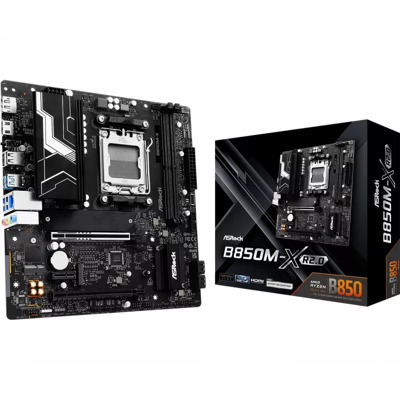 Motininė plokštė ASRock B850M-X R2.0 AM5 Micro-ATX