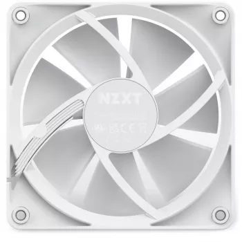 NZXT F120 RGB 120 mm korpuso ventiliatorius Baltas, 4 kontaktų, 1800 RPM, 50.18 CFM, 18 LED