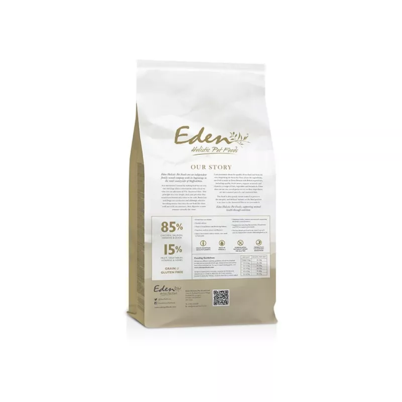 Sausas kačių ėdalas Eden Original Cousine 10 kg – pilnavertė mityba suaugusioms katėms, 43% baltymų, 23% riebalų, be grūdų ir glitimo