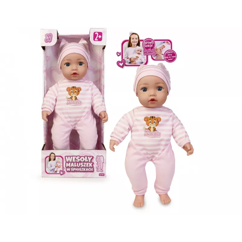 Lėlė Artyk Natalia Baby Doll 45 cm – minkštu kūnu, žaidimų lėlė
