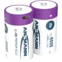 Ansmann 1314-0005 Įkraunamos Li-Ion baterijos Mono D tipo 6000 min. 5400 mAh, 2 vnt. dėžutėje