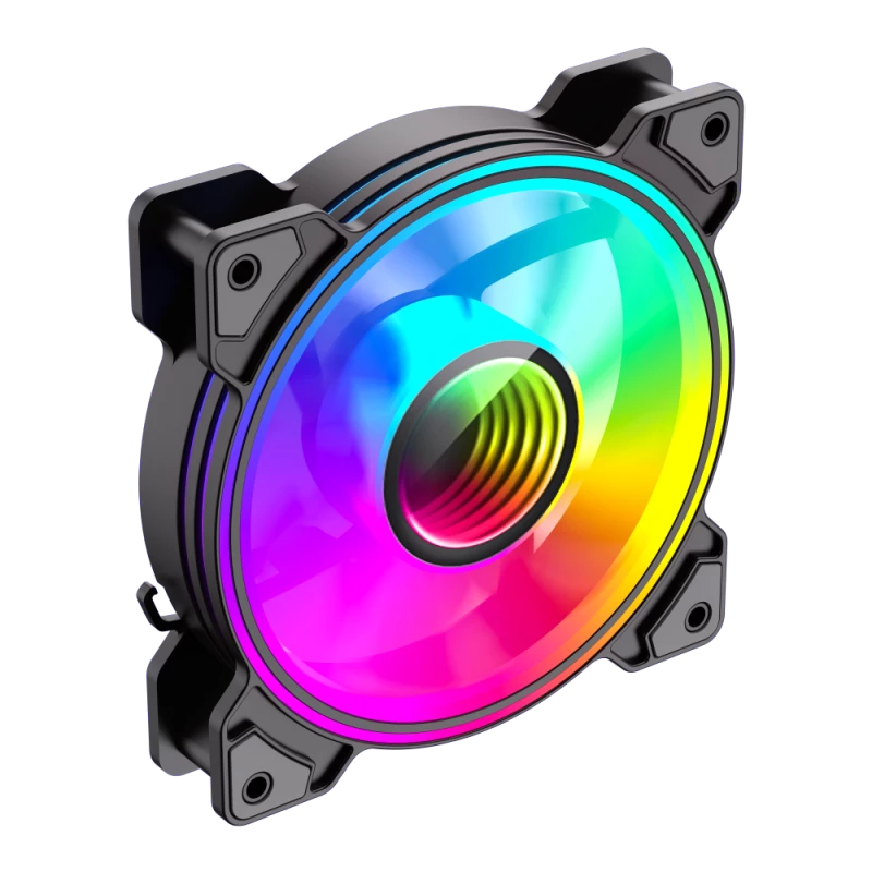 Gamemax DUAL RING INFINITY 120 mm korpuso ventiliatorius juodas