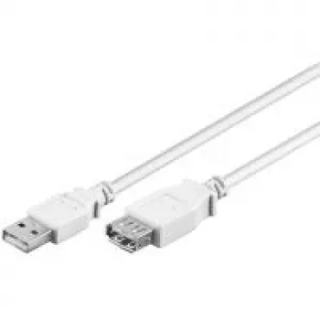 USB 2.0 A M/F ilginimo kabelis Goobay 96196 0,3 m baltas