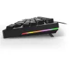 Sharkoon SGK25 klaviatūra laidinė USB QWERTZ vokiška juoda 75% RGB LED