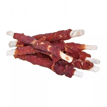 PETITTO Duck Kebab šunų skanėstai 500 g — minkšti mokymo kąsneliai su antienos skoniu