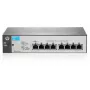 Tinklo jungiklis HP Enterprise 1810-8G – 8 prievadų Gigabit Ethernet, nevaldomas, modelis J9802-61001-RFB