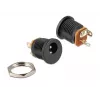 Delock 65503 DC panelinis lizdas 2,1 x 5,5 mm, litavimo versija, juodas