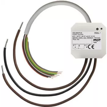 MDT technologies universalus pavarų valdiklis 2 kanalų UP 10A, 230VAC, 14µF, 2EVG Battery-B2UP.03 (Battery-B2UP.03)