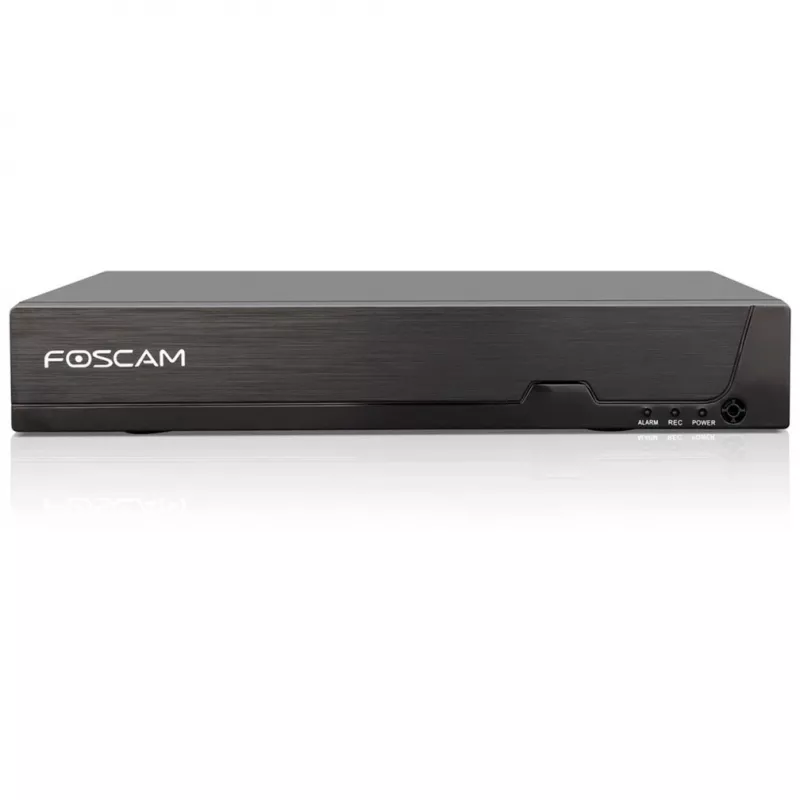 Tinklinis vaizdo registratorius FOSCAM FN9108HE 8 kanalų 5MP POE NVR Juodas