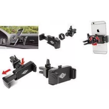 Išmaniojo telefono laikiklis WEDO Clip-it 6006101 – reguliuojamas spaustukas, juodas