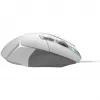 Žaidimų pelės rinkinys Logitech G G502 X su G240 kietu pelės kilimėliu – dešinei rankai, optinė 25600 DPI, USB Type-A, 13 mygtukų, balta