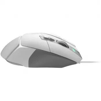 Žaidimų pelės rinkinys Logitech G G502 X su G240 kietu pelės kilimėliu – dešinei rankai, optinė 25600 DPI, USB Type-A, 13 mygtukų, balta