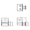Apsauginis USB Type-A lizdo dangtelis DeLOCK 64009 (10 vnt.)