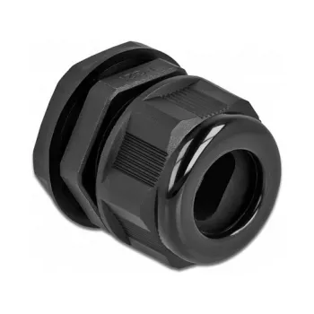 Kabelio įvadas DeLOCK 60387 juodas plastikinis 2 vnt.