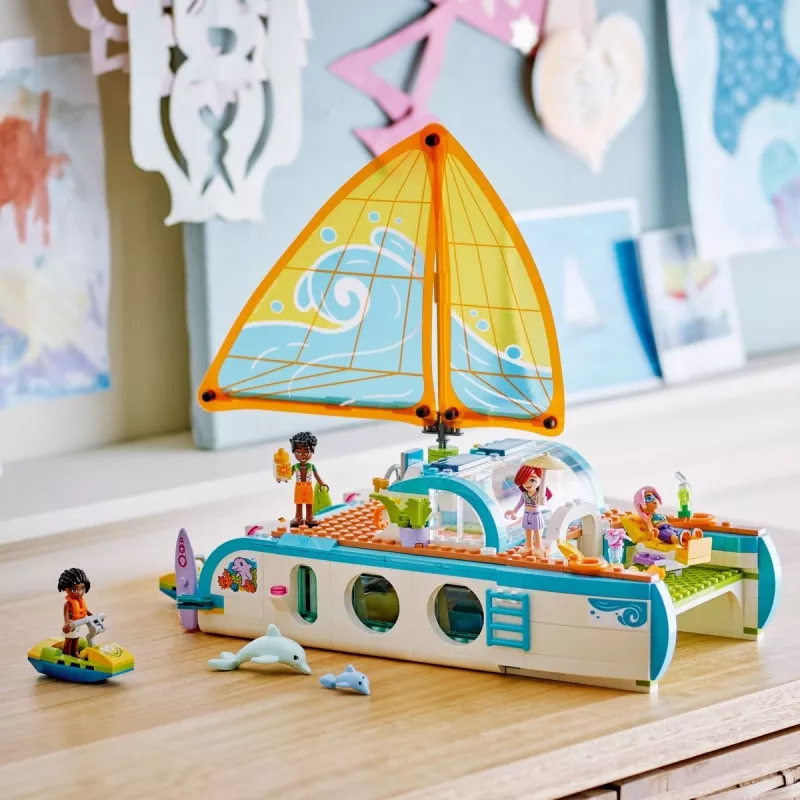 LEGO Friends 42664 Kelionės laivu nuotykis, konstruktorius, 685 detalės, nuo 8 metų