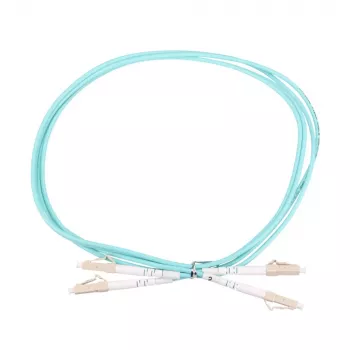 Patchcord Extralink LC/UPC-LC/UPC daugiamodis OM3 dupleksas 3 mm 1 m