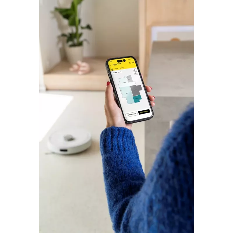 KARCHER RVC 3 Comfort Extra valymo robotas su bazine stotele